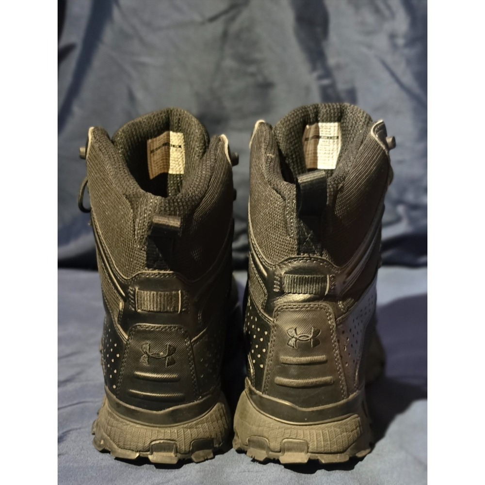 Under Armour Valsetz RTS 1.5 Tactical Boots Men 10.5 Black Lightweight Military - Picture 3 of 8